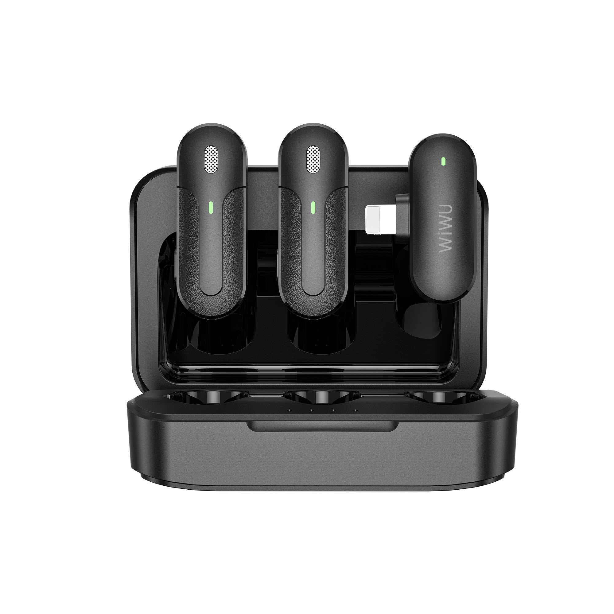 Wiwu Wi-WM002 Lightning Şarj Portlu Kablosuz Yaka Mikrofonu Wiwu Wi-WM002 Lightning Şarj Portlu Kablosuz Yaka Mikrofonu